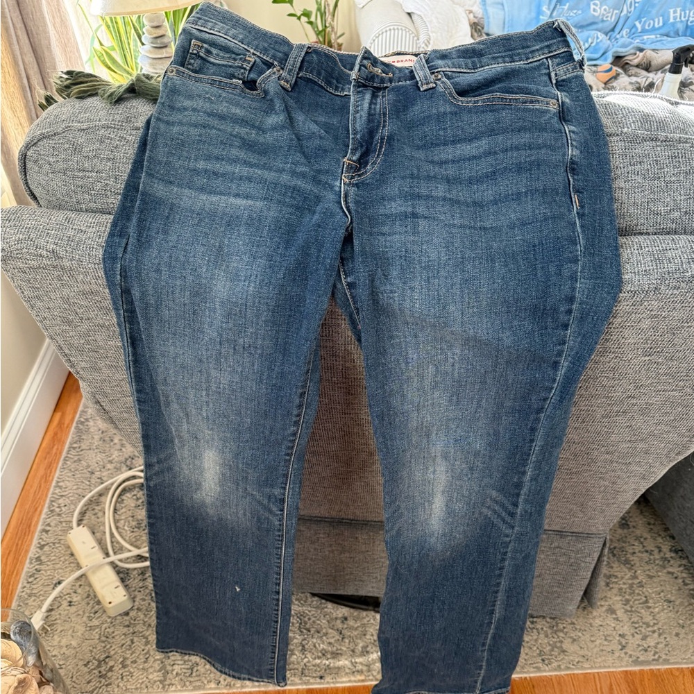 Lucky Brand Dark Blue Straight Leg Jeans